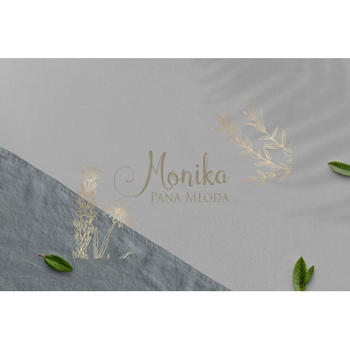 Zawieszka na krzesła - Prostokątna Fiori Motyw 1