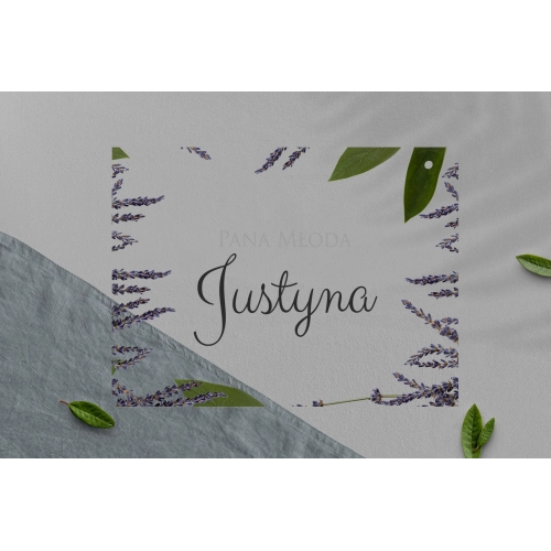 Zawieszka na krzesła - Prostokątna Soft Motyw 5