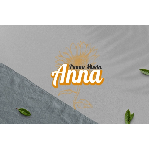 Zawieszka na krzesła - Prostokątna Sunflowers Motyw 1