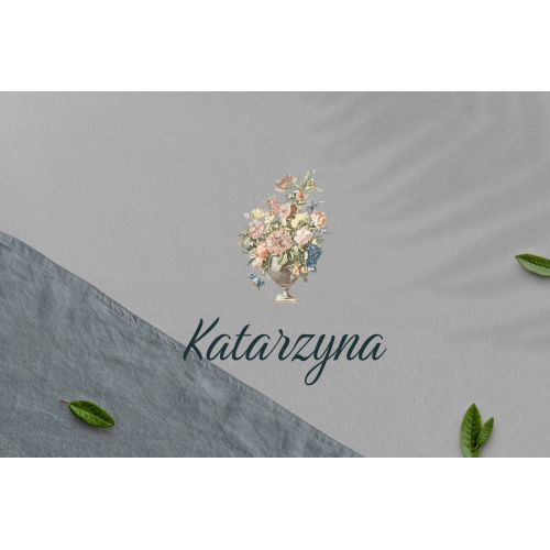 Zawieszka na krzesła - Prostokątna Rustic Summer Motyw 1