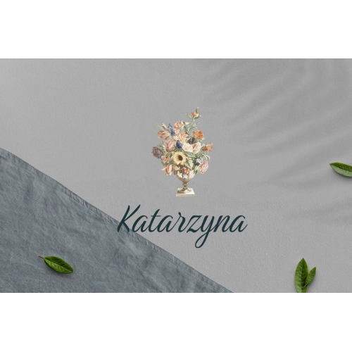 Zawieszka na krzesła - Prostokątna Rustic Summer Motyw 2