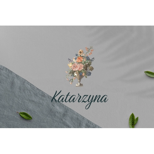 Zawieszka na krzesła - Prostokątna Rustic Summer Motyw 3