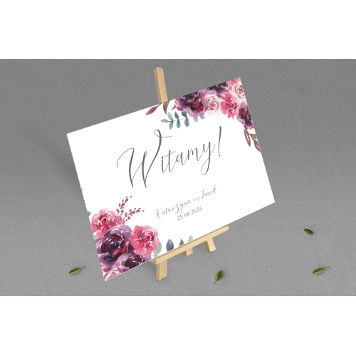 Tablica Powitalna - PasteLove Motyw 1