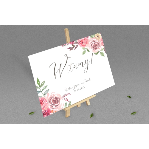 Tablica Powitalna - PasteLove Motyw 2