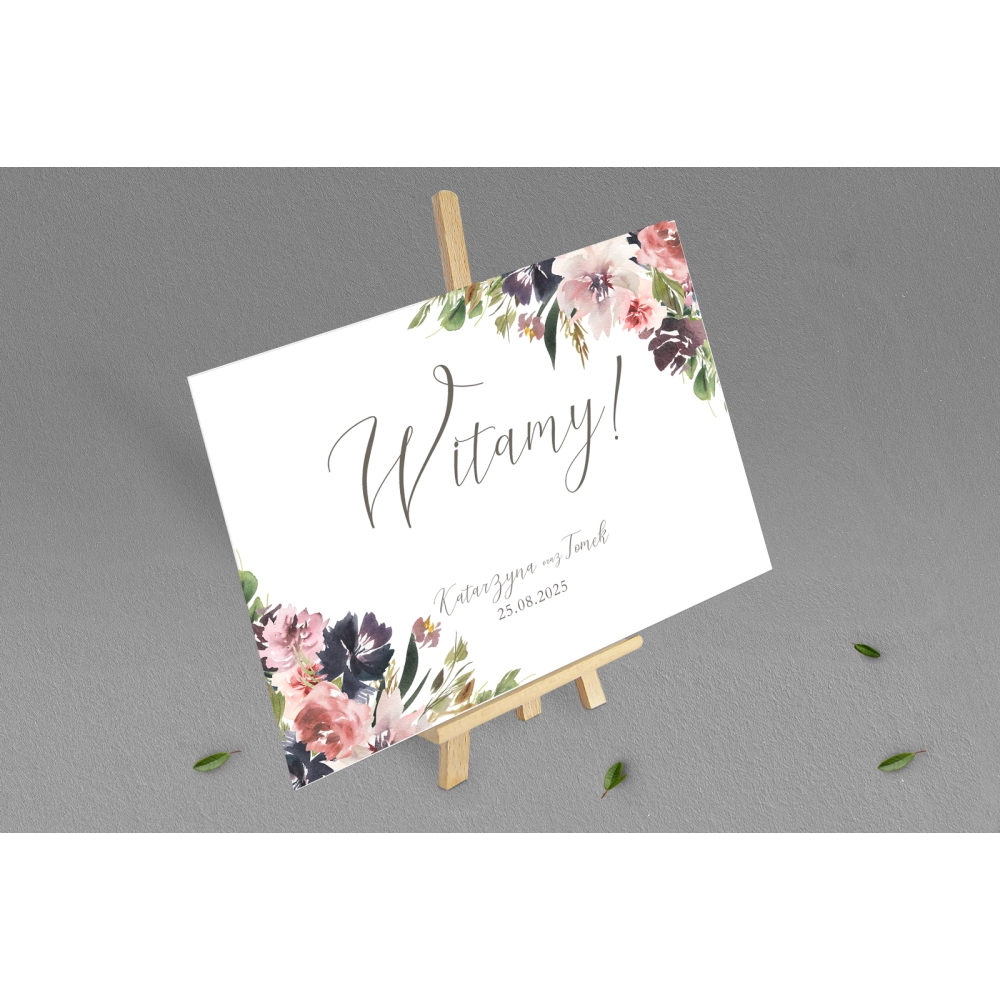 Tablica Powitalna - PasteLove Motyw 4