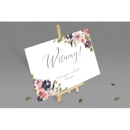 Tablica Powitalna - PasteLove Motyw 4