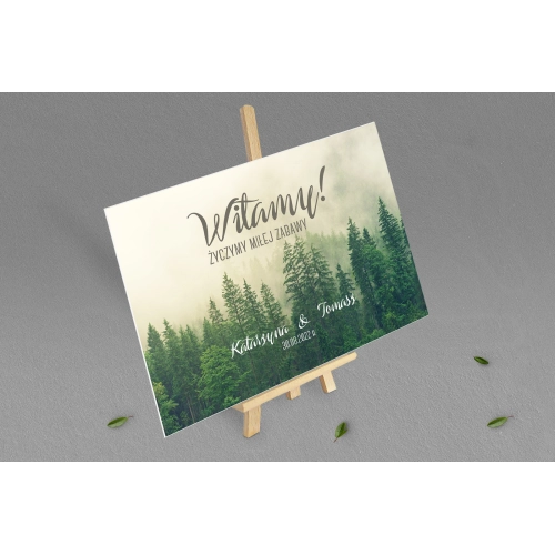 Tablica Powitalna - Forest - Motyw 1