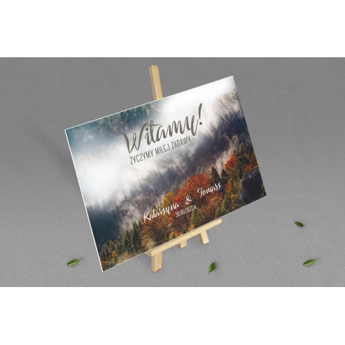 Tablica Powitalna - Forest - Motyw 3