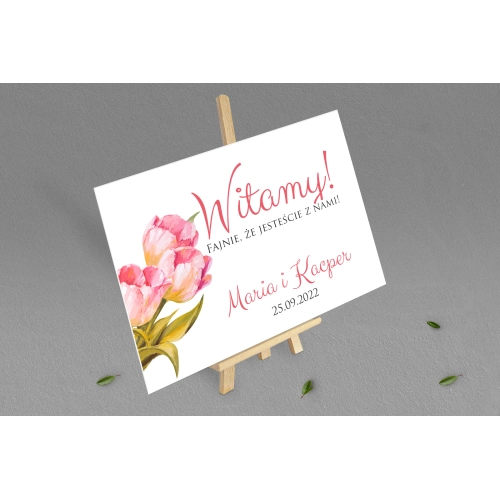 Tablica Powitalna - Sweet Love Motyw 4