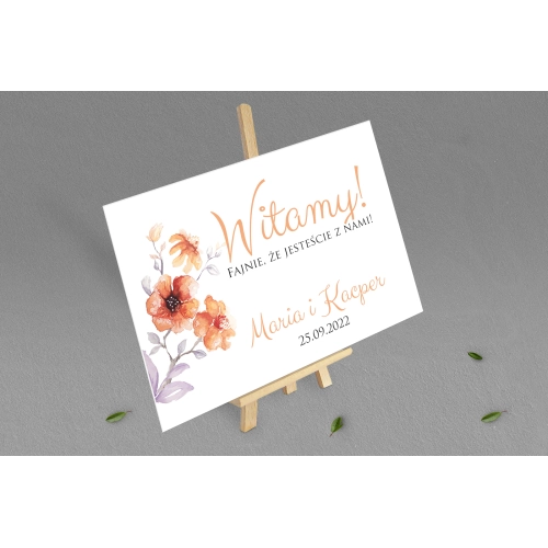 Tablica Powitalna - Sweet Love Motyw 6