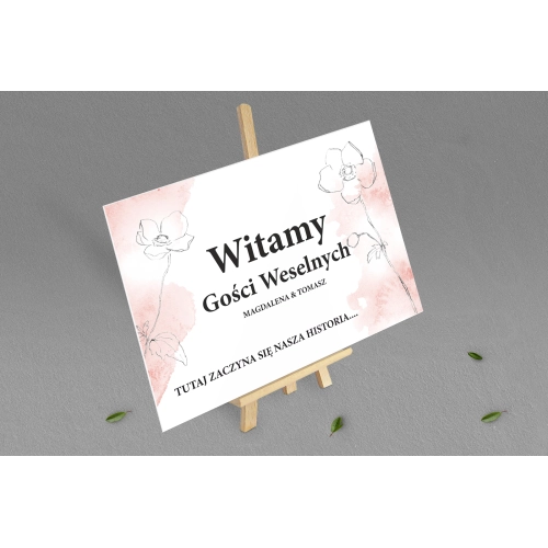 Tablica Powitalna - Julietta Motyw 1