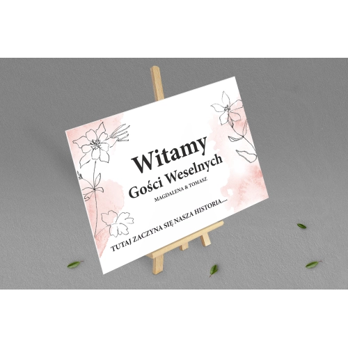 Tablica Powitalna - Julietta Motyw 2