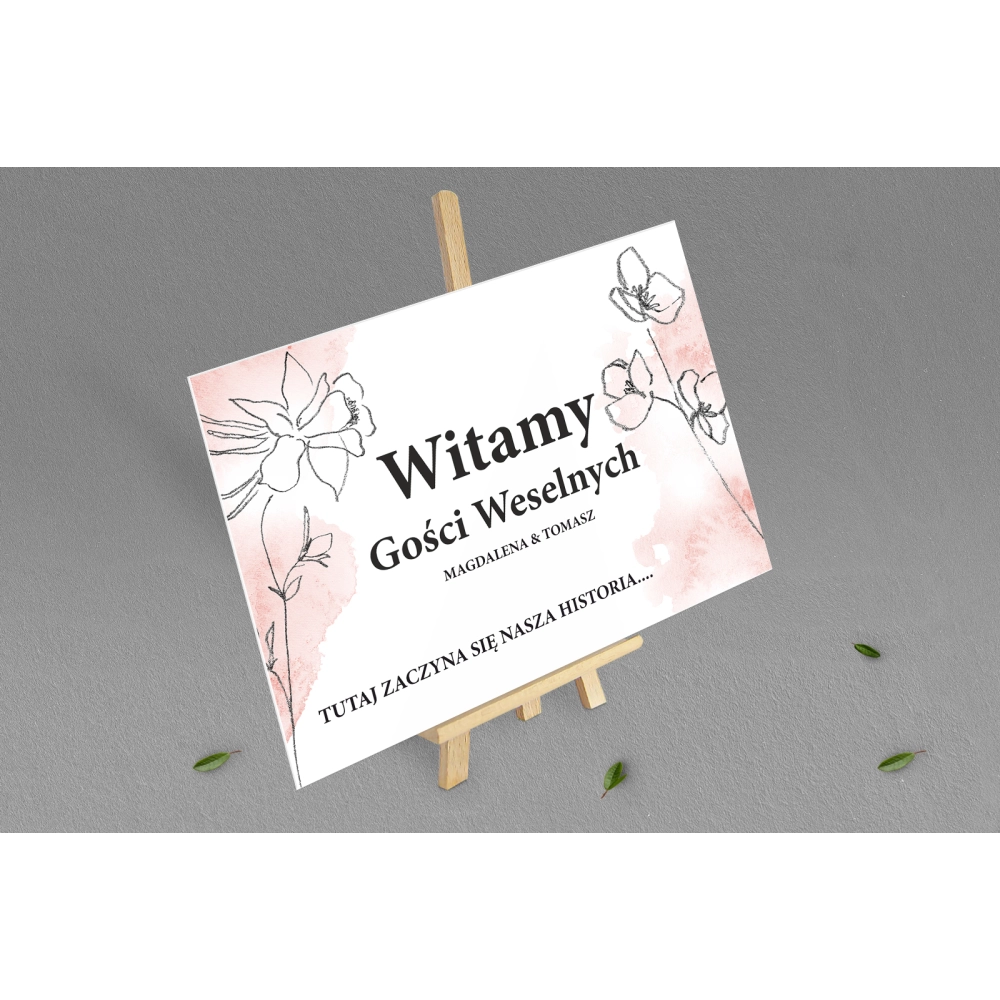 Tablica Powitalna - Julietta Motyw 3