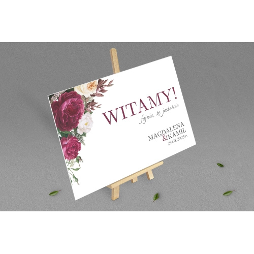 Tablica Powitalna - Fabello Motyw 1