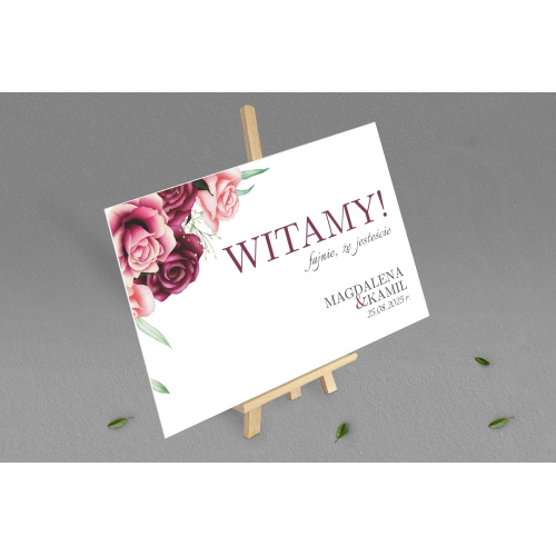 Tablica Powitalna - Fabello Motyw 3