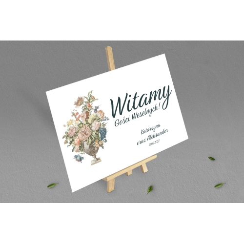 Tablica Powitalna - Rustic Summer Motyw 1