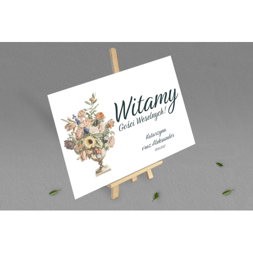 Tablica Powitalna - Rustic Summer Motyw 2