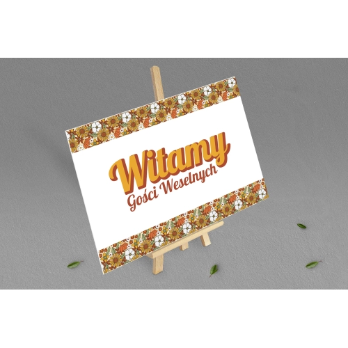 Tablica Powitalna - Retro Style Motyw 1