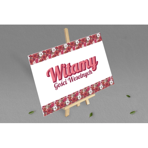 Tablica Powitalna - Retro Style Motyw 2