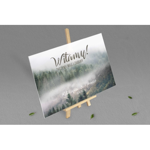 Tablica Powitalna - Forest - Motyw 2