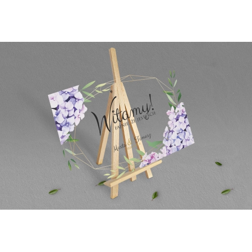 Tablica Powitalna - Flowers & Frame Motyw 1