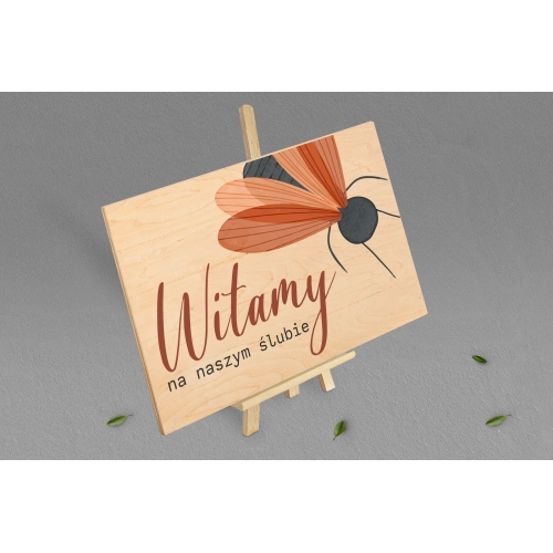 Tablica Powitalna - Butterflies - Motyw 2