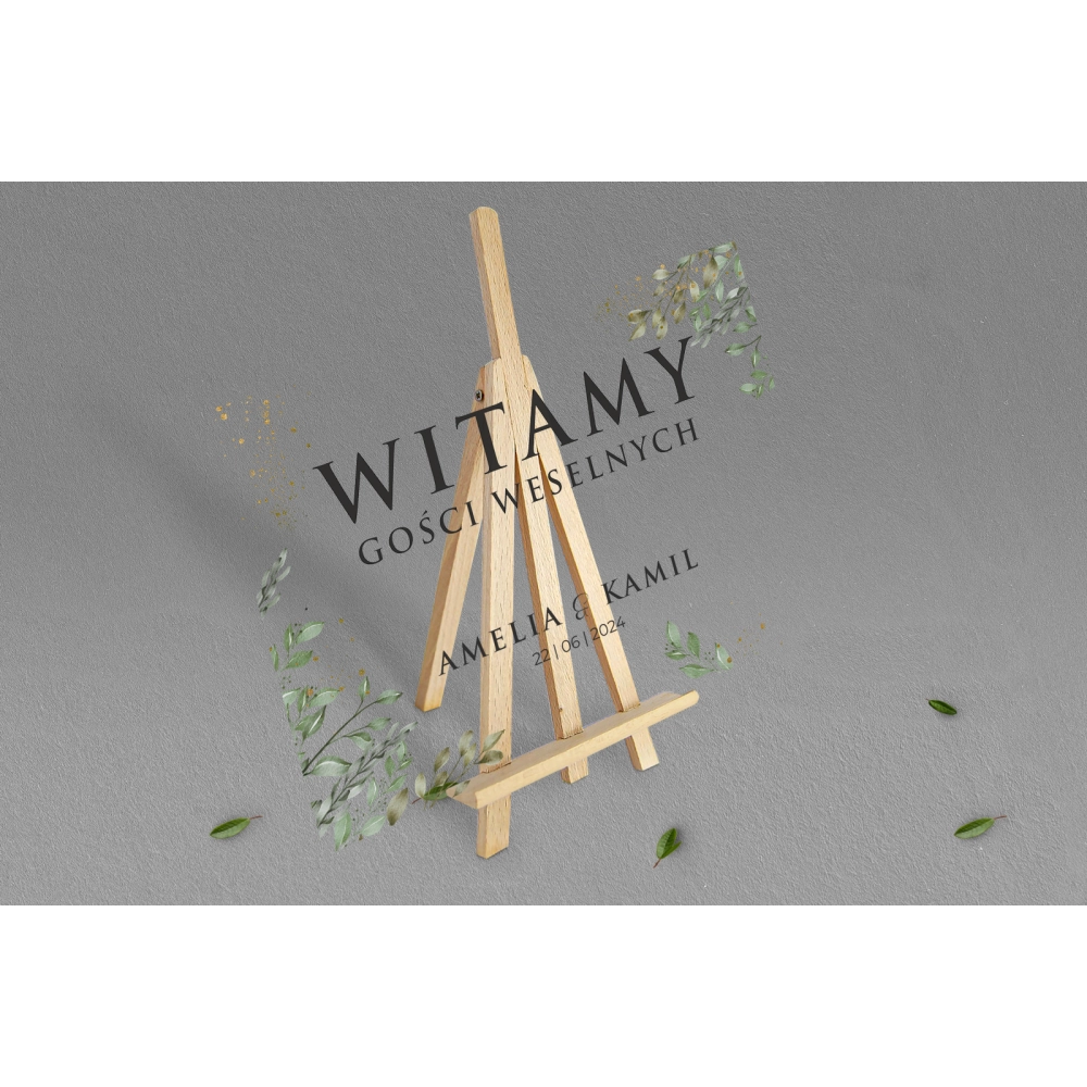 Tablica Powitalna - Leaves Motyw 3