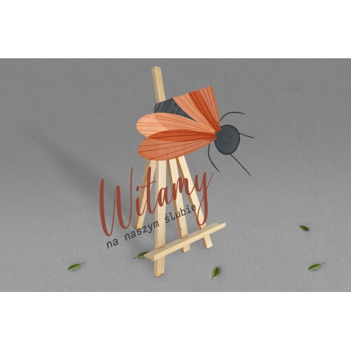 Tablica Powitalna - Butterflies - Motyw 2