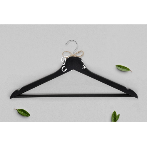 Wieszaki Ślubne - Czarne