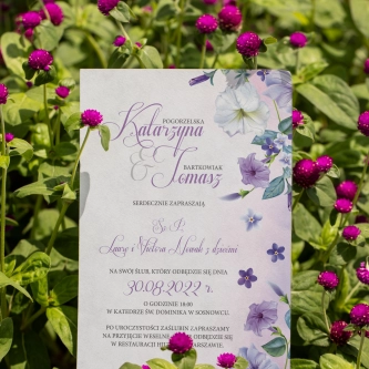 Zaproszenia ślubne About You - Motyw 2