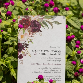 Zaproszenia ślubne Fabello - Motyw 2