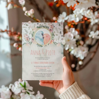 Zaproszenia ślubne Animals - Motyw 3