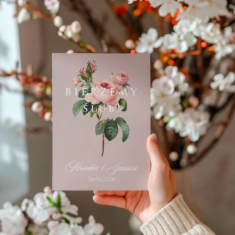 Zaproszenia ślubne Bella - Motyw 1