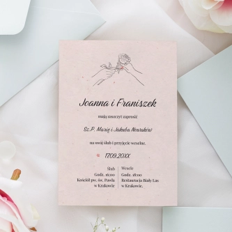 Zaproszenia ślubne Couple - Motyw 1