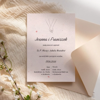 Zaproszenia ślubne Couple - Motyw 2