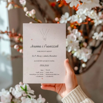 Zaproszenia ślubne Couple - Motyw 2