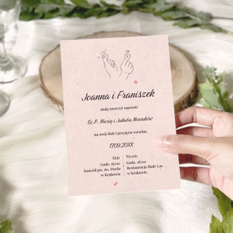 Zaproszenia ślubne Couple - Motyw 3