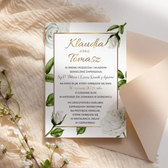 Zaproszenia ślubne Dream - Motyw 1