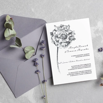 Zaproszenia ślubne Elia - Motyw 3