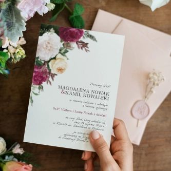 Zaproszenia ślubne Fabello - Motyw 1
