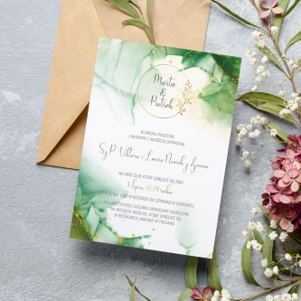 Zaproszenia ślubne Glamour Ink - Motyw 2