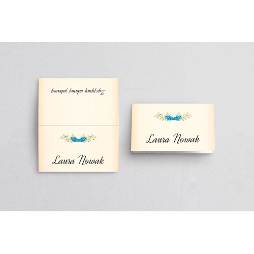 Winietki ślubne składane Love Motyw 9