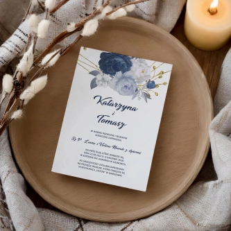 Zaproszenia ślubne Modena - Motyw 2