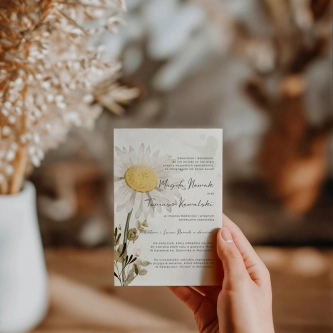 Zaproszenia ślubne Natalie - Motyw 3