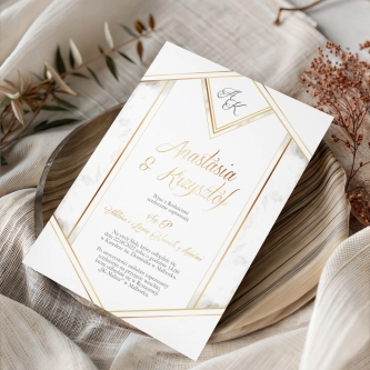 Zaproszenia ślubne Photo- Motyw 1