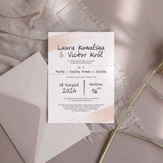 Zaproszenia ślubne Photo- Motyw 3