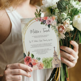 Zaproszenia ślubne Spring Love - Motyw 1