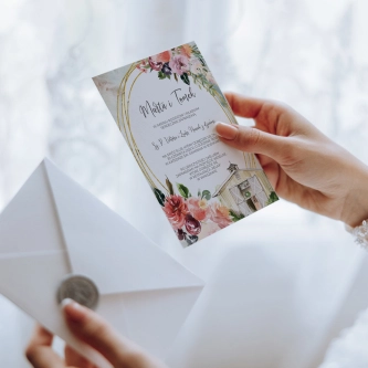 Zaproszenia ślubne Spring Love - Motyw 4