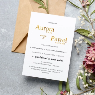 Zaproszenia ślubne Infinite