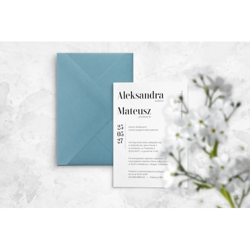 Zaproszenia ślubne Double Heart